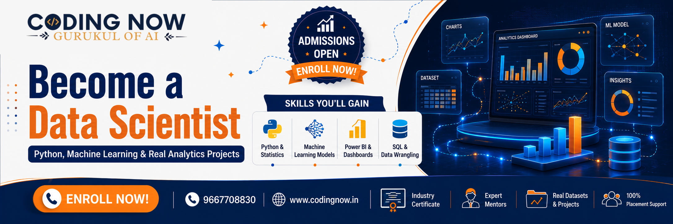 CodingNow 2.0 - Placement-Focused Tech Courses in Delhi